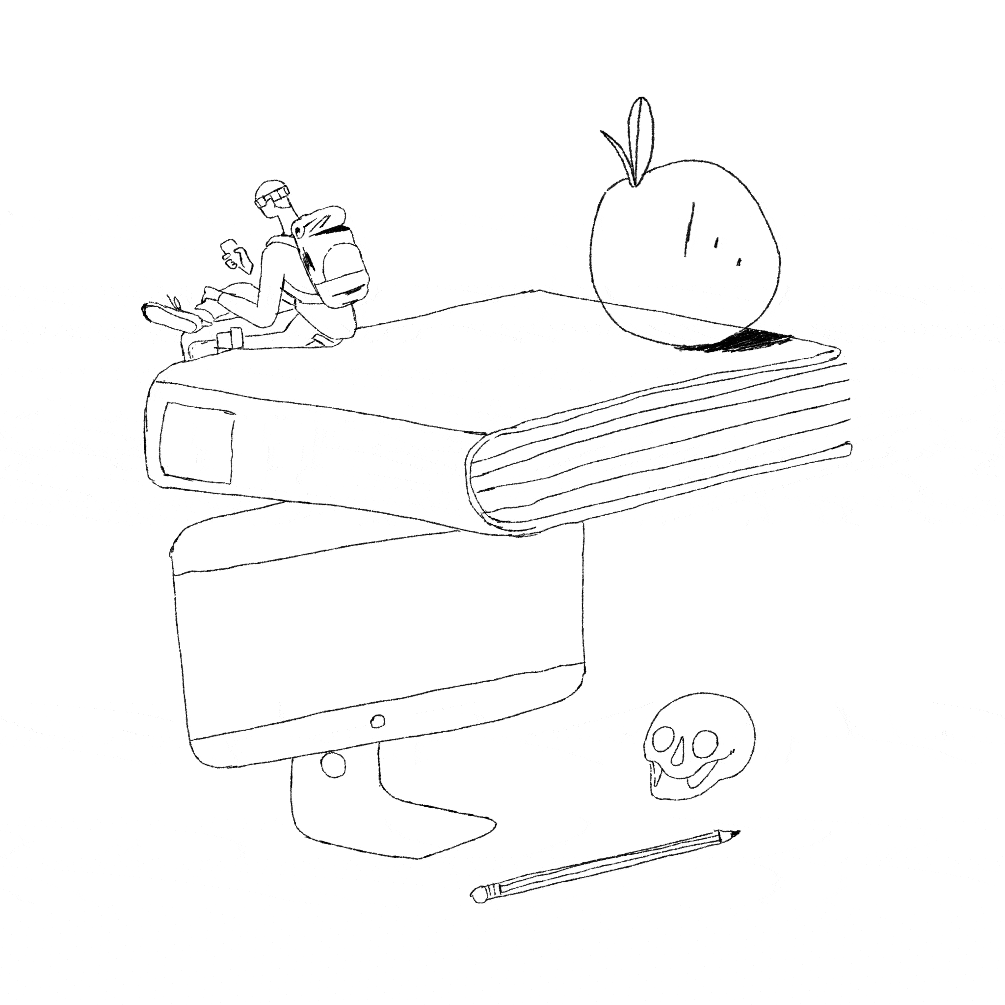 Sitting, a collaboration 🍊 / Personal  Image